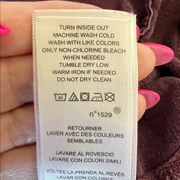 Lauren Ralph Lauren Deep Purple Denim Pants Size 8 - Picture 9 of 10